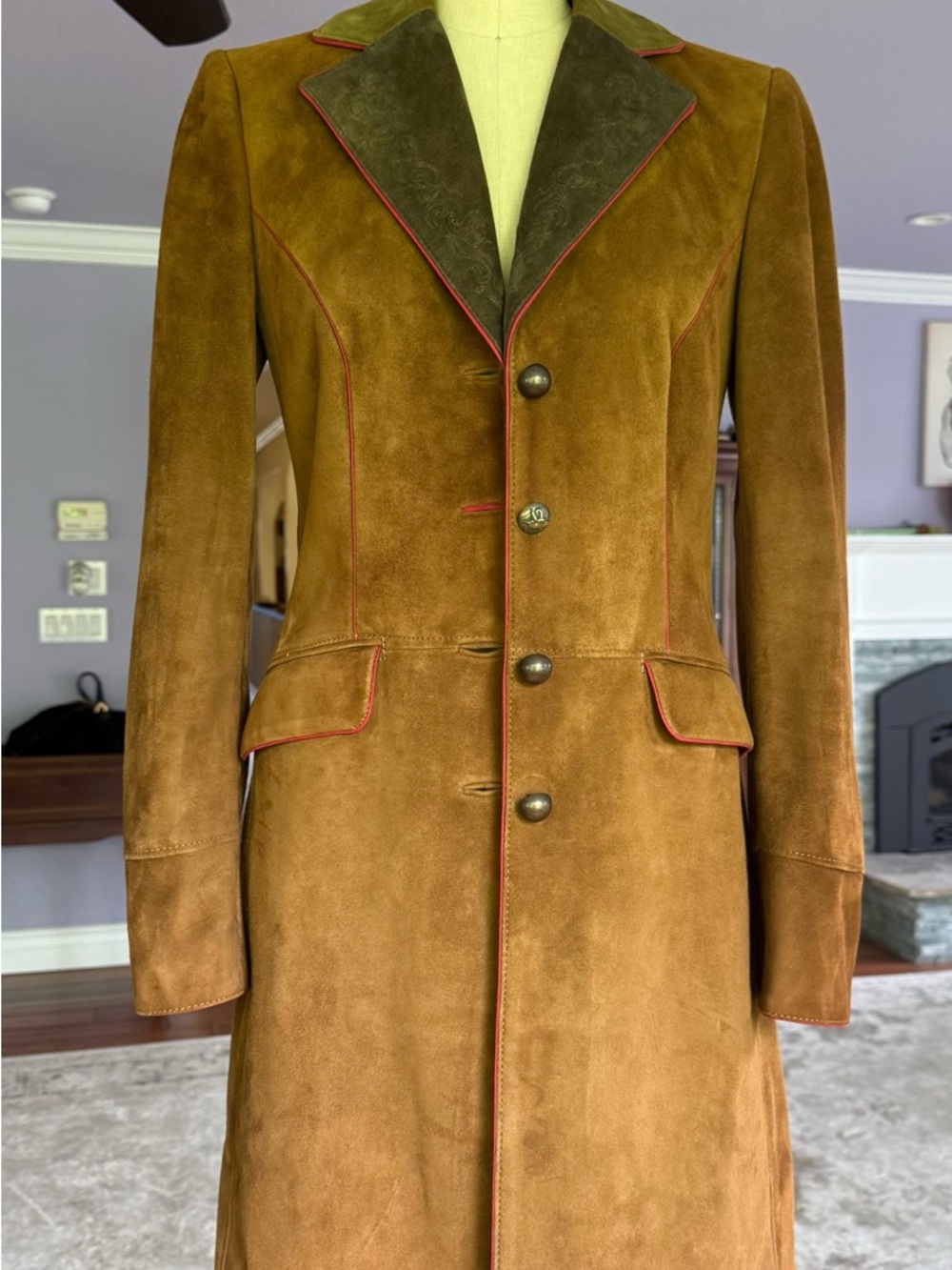 Meindl Gorsuch Bavarian Trachten Gehrock Suede Walking Coat size 36 Oktoberfest - Picture 3 of 15